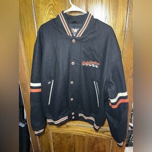 Harley Davidson Milwaukee WI Wool Bomber Letterman Jacket Men’s L